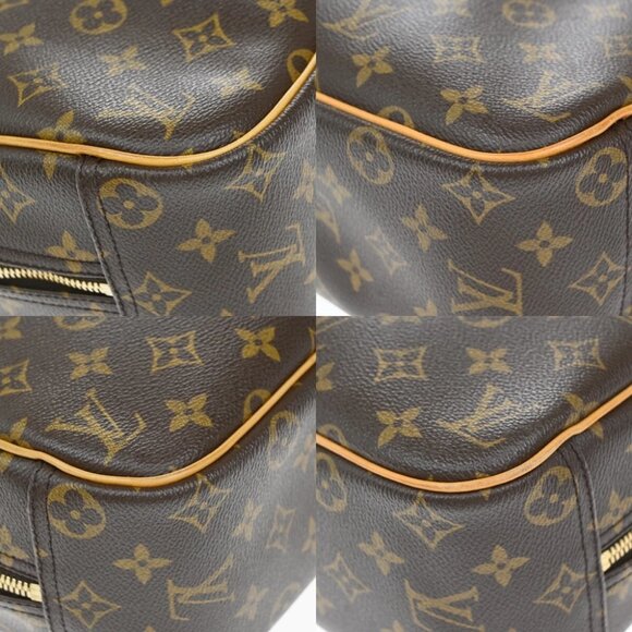 LOUIS VUITTON LV Logo Trouville Hand Bag Monogram Leather Brown - Picture 7 of 16